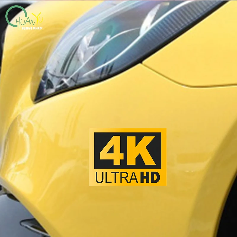 مضخم صوت سيارة عالي الدقة ، ملصقات زجاج النافذة الجانبية ، صوت وصورة ، ديكور دراجة نارية ، 4K8KHIFI