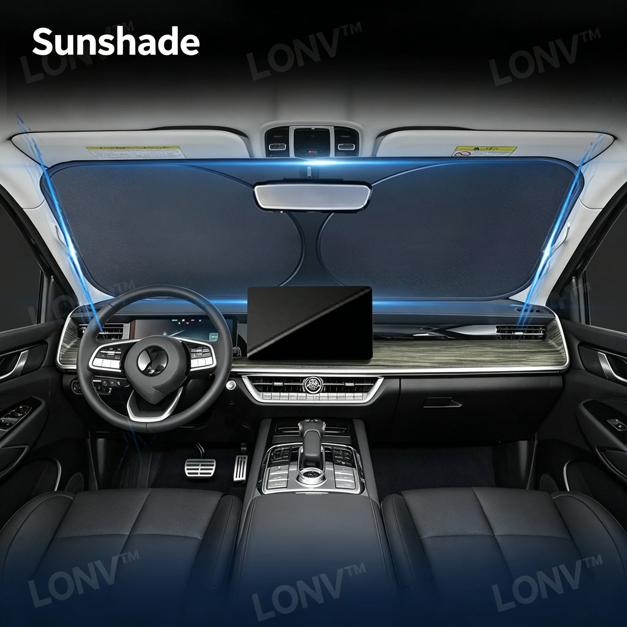 For  GWM Cannon-Alpha P500 Sahar 2026 2027 2023 2024 2025 Car Sunshade Front Windshield Shade Cover Foldable Car  Accessories