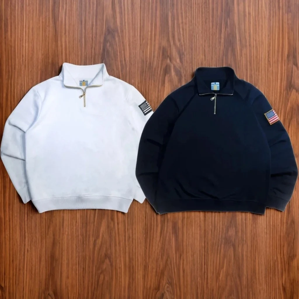 

Толстовка на молнии с воротником в стиле ретро в стиле хип-хоп, классическая тенденция, половина 2026, новая мужская минималистичная толстовка с капюшоном в стиле гранж, топ, толстовка унисекс