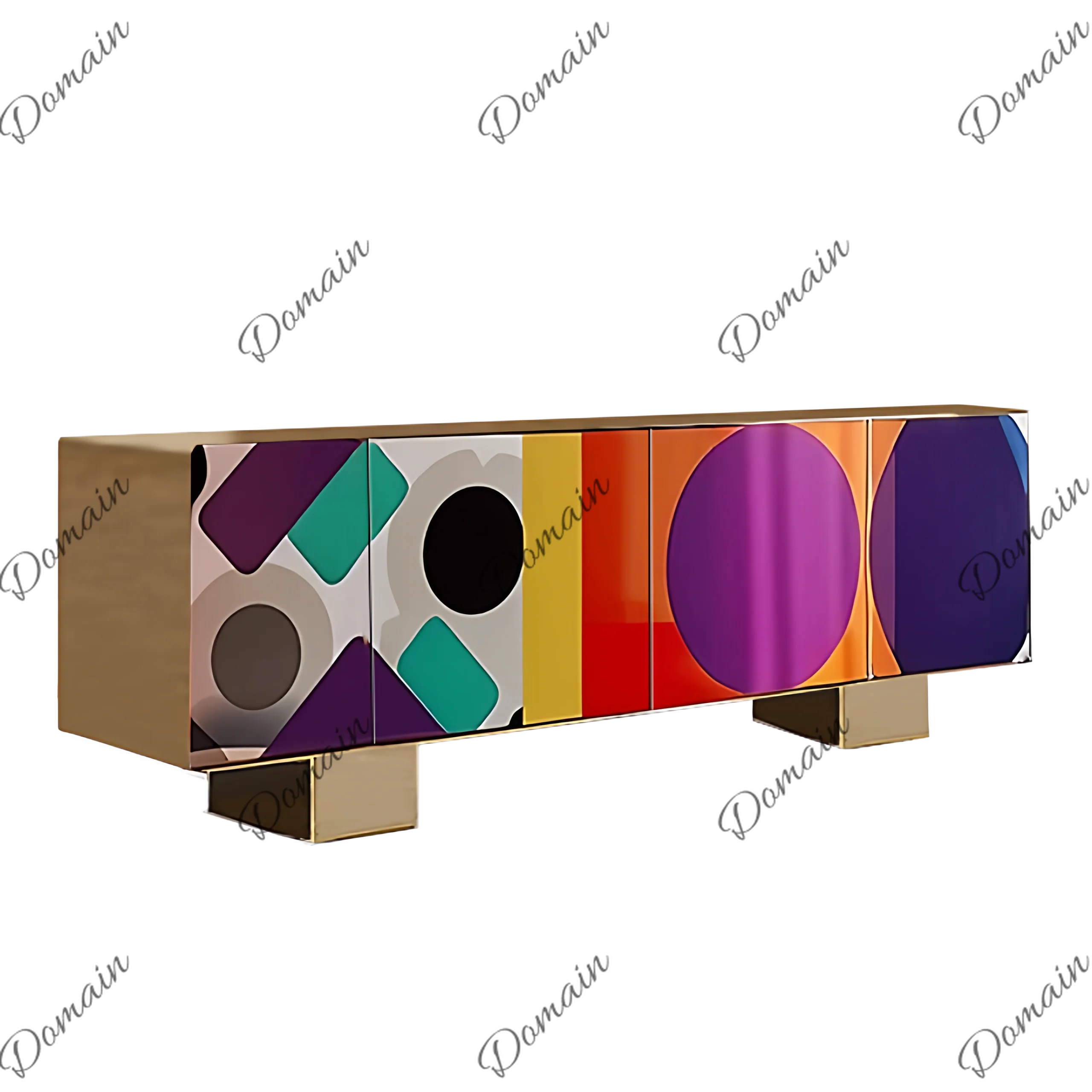 Modern designer TV floor cabinet art creative high-end decorative cabinet, needs to be customized