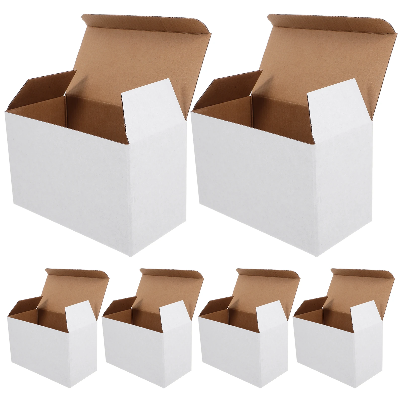 10 قطعة صندوق مموج عالي التحمل مع مقصورات مقسمة لنقل الأطباق والنبيذ صناديق تعبئة توصيل متعددة الوظائف #6