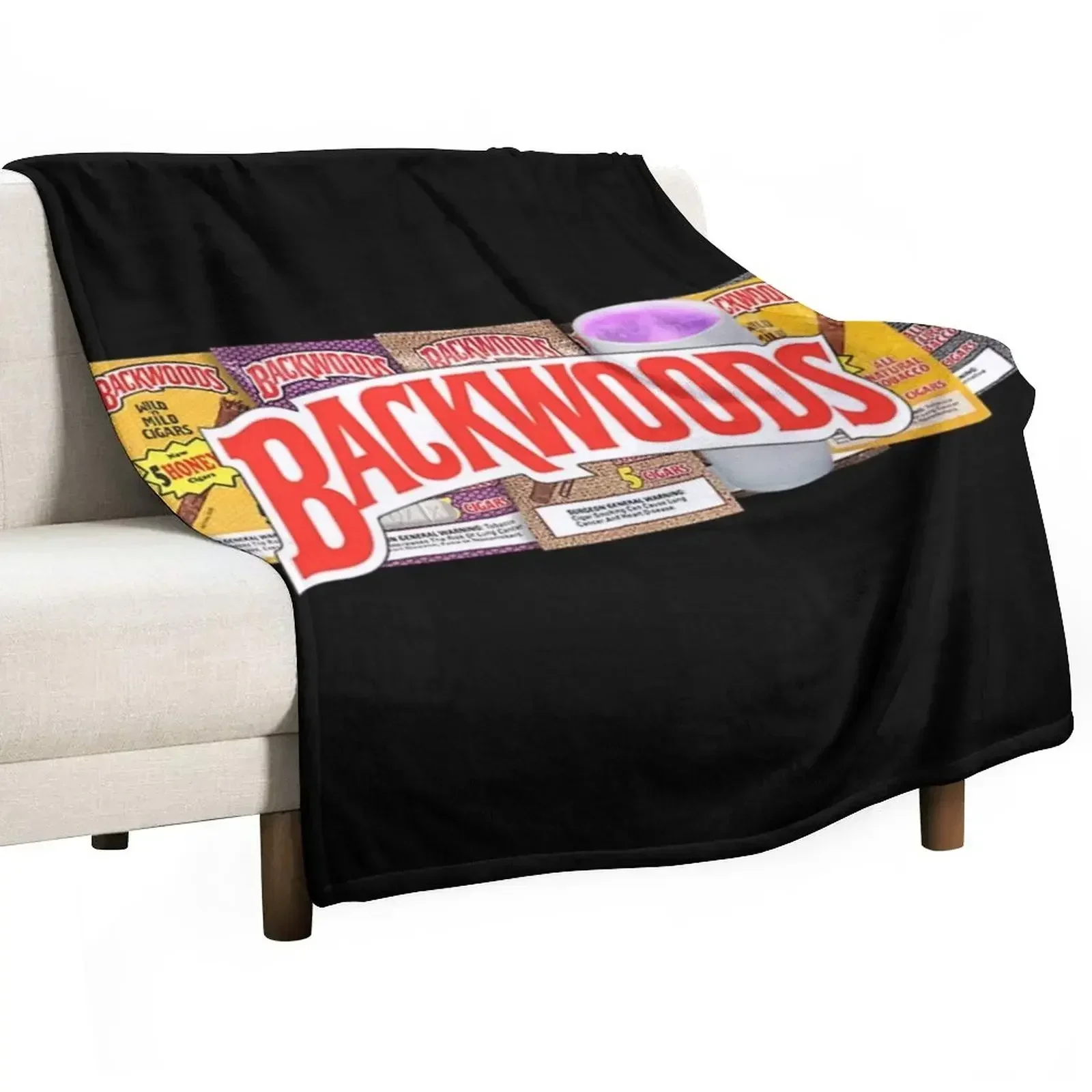 BACKWOODS Throw Blanket Large Decorative Throw Blankets