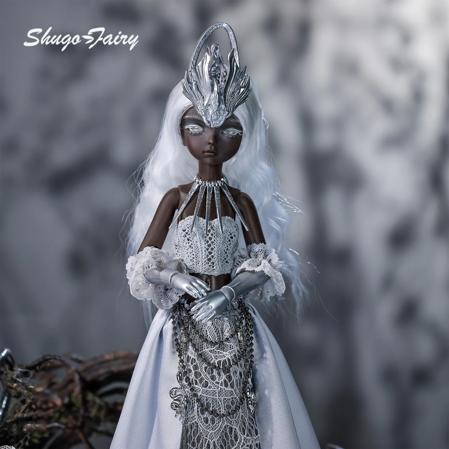 Virelai C Anime Bjd Puppe 1/6 FullSet Halbmonster Long Scaly Tail Shugafairy Original Tengshe Bjd Gelenkpuppen