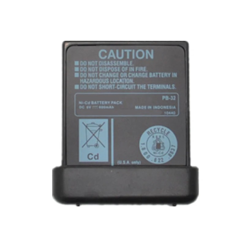 Wholesale 6V NI-CD Battery 6V 600mAh PB-32 PB-32H for walkie-talkie TH22AT TH42AT TH9A TK208 TK308