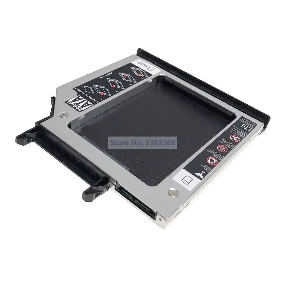 With Matched Front Panel 2nd 2.5 Hard Drive HDD SSD Optical bay Caddy Frame Tray for Lenovo IdeaPad Y400 Y400N Y410N Y410P Y430P