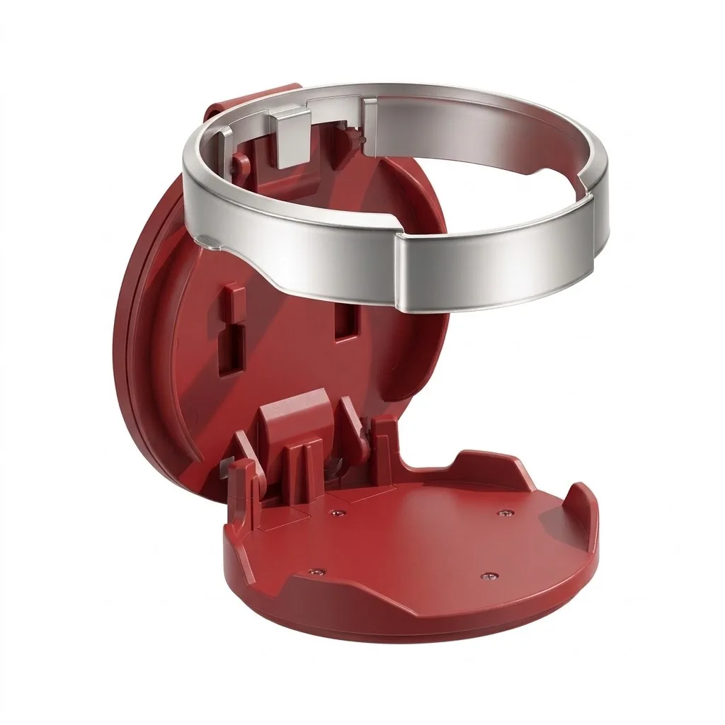 New Foldable Car Drink Holder Clip-On Mount Space Saving Auto Beverage Rack Accessory For Water Bottle Coffee Mug Car Interior