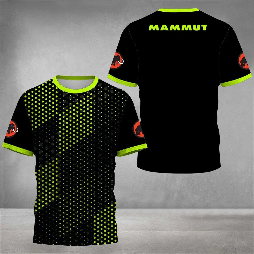 

3D Fashion Outdoor Hiking Running Mountaineering Travel T-Shirt Breathable Men's Crew Neck T Shirt Short-sleeved Shirt