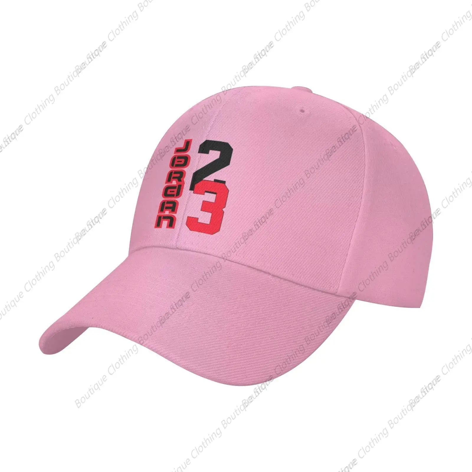 

Basketball Fans 23 Jordan Fashion Adjustable Baseball Caps Dad Hats Gift for Men Women Pink