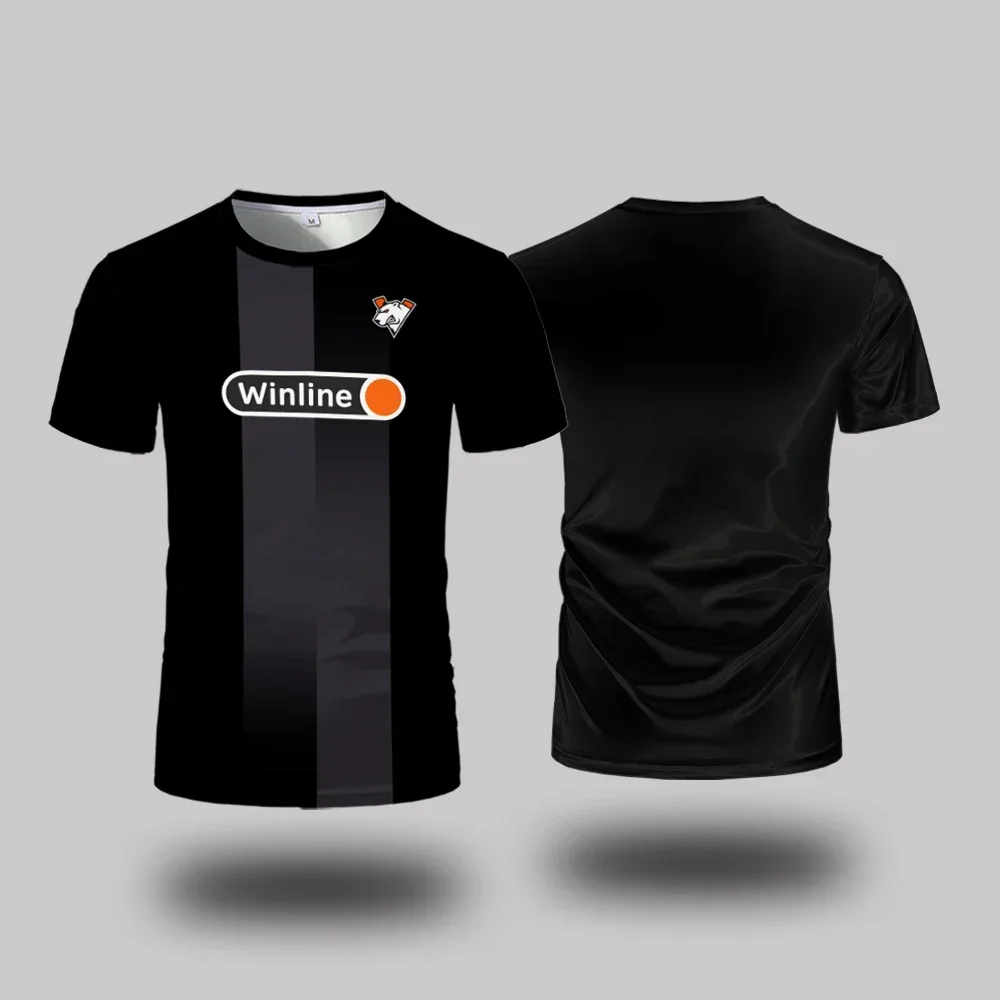 الزي الرسمي del Club Esports para hombres y mujeres en verano 2025, camiseta de manga corta de allenamiento CS2 dota2 R6 Apex