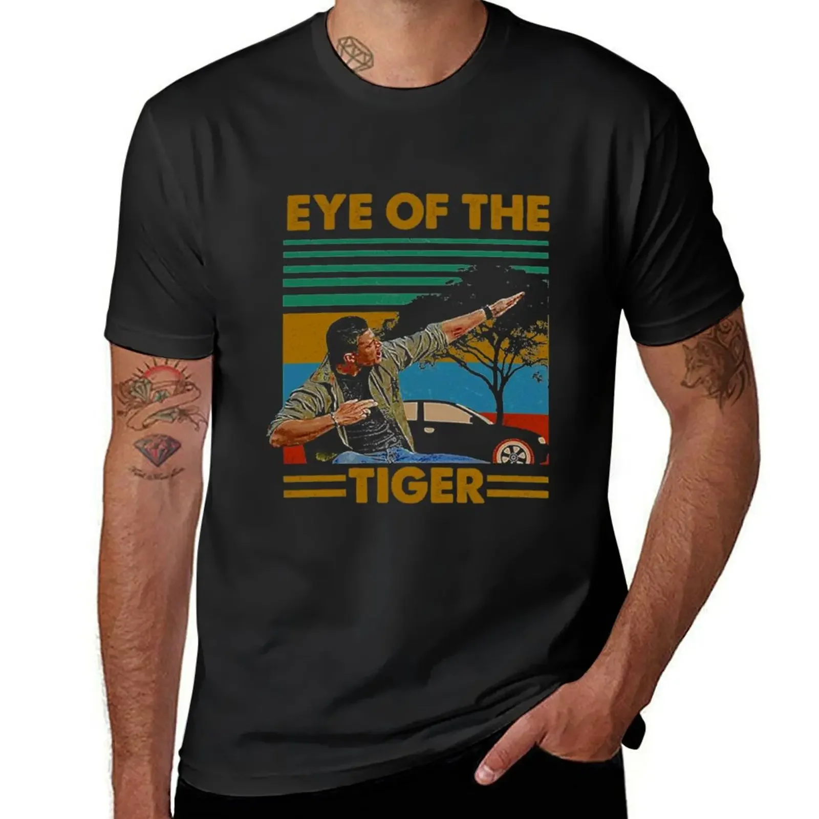 

Eye of The Tiger VintageDean Winchester Lovers T-Shirt blue archive graphic t shirts shirts men graphic