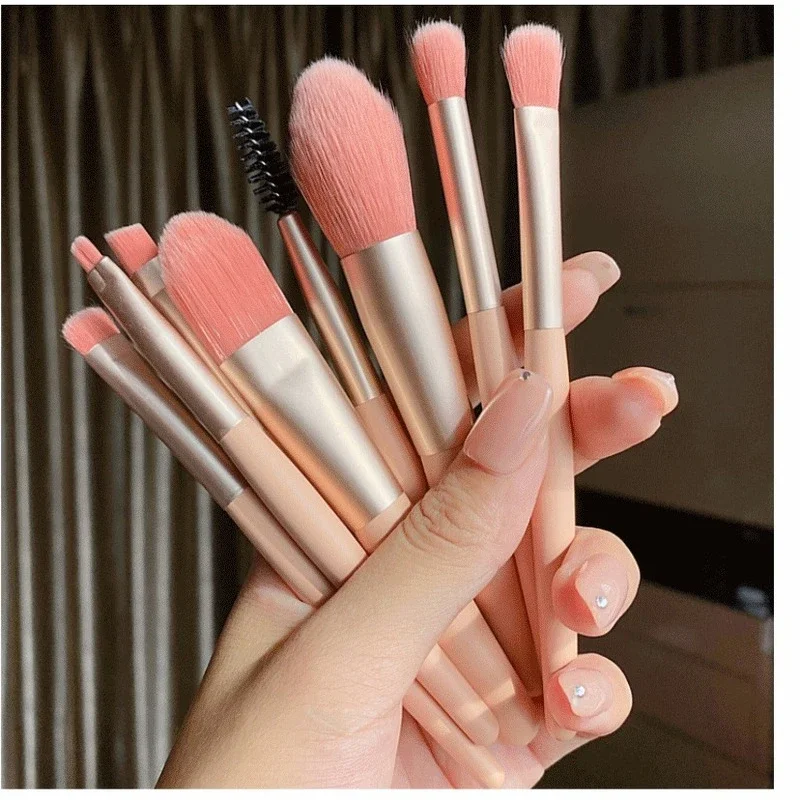 8Pcs Makeup Brushes Set Eyeshadow Eyebrow Brush Beauty Make Up Blending Tools Concealer Cosmetics Tool