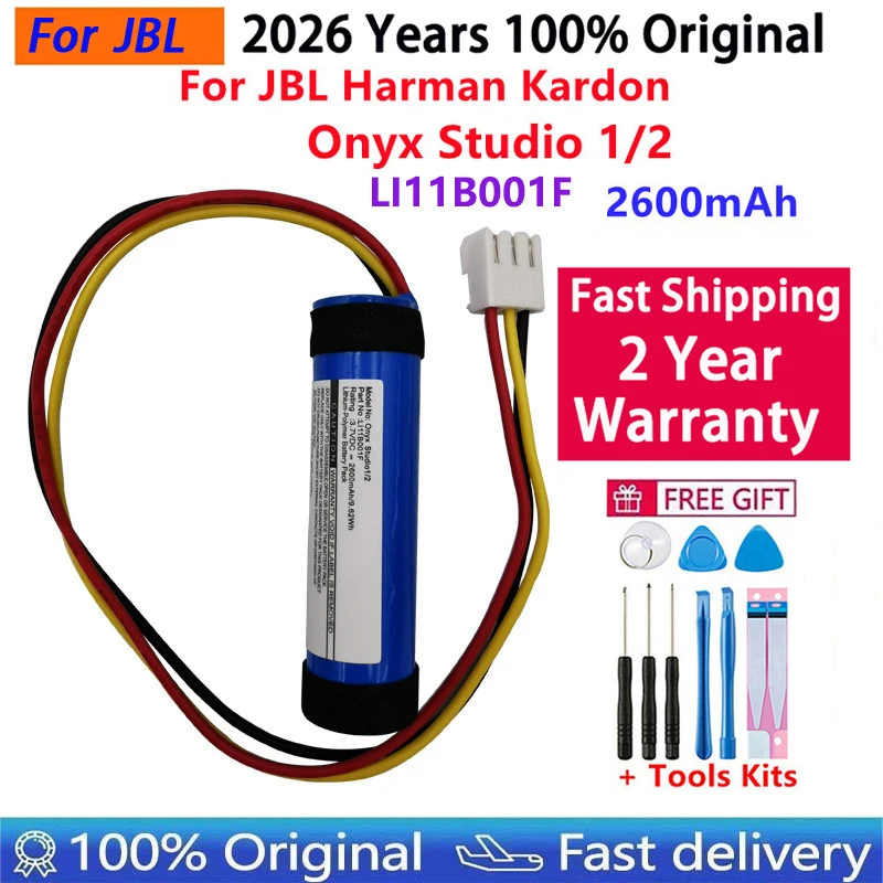 2026 Years Original Speaker Battery For Harman Kardon Onyx Studio 1 2 3 4 5 6 Go Play Mini / Onyx mini Bateria Fast Shipping