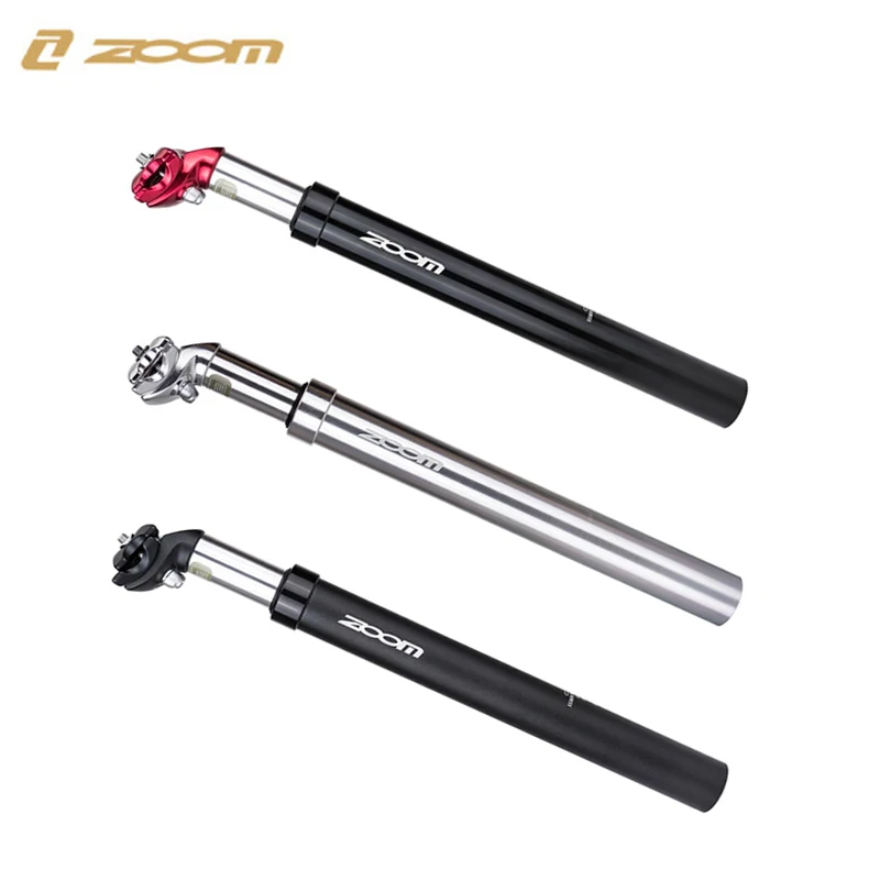 ZOOM Bicycle Shock Absorber Seat Tube MTB Bike Suspension Seatpost Aluminum Alloy 27.2/28.6/30.0/30.4/30.9/31.6/33.9mm Diameter