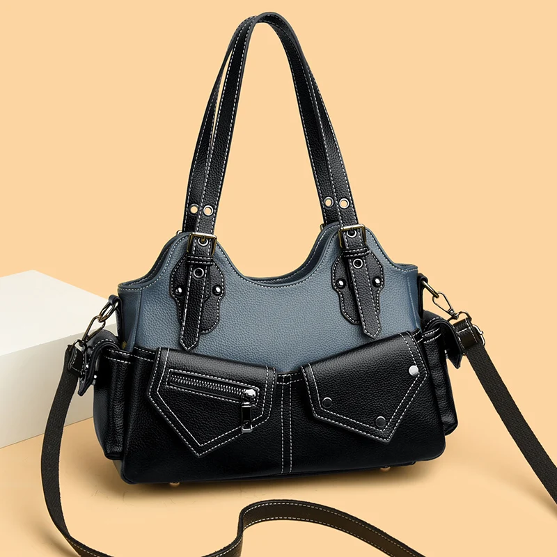 

High Quality Handbags for Women Bags Designer Ladies Shoulder Crossbody Leather Bags Luxury Messenger Handle Female Sac A Main