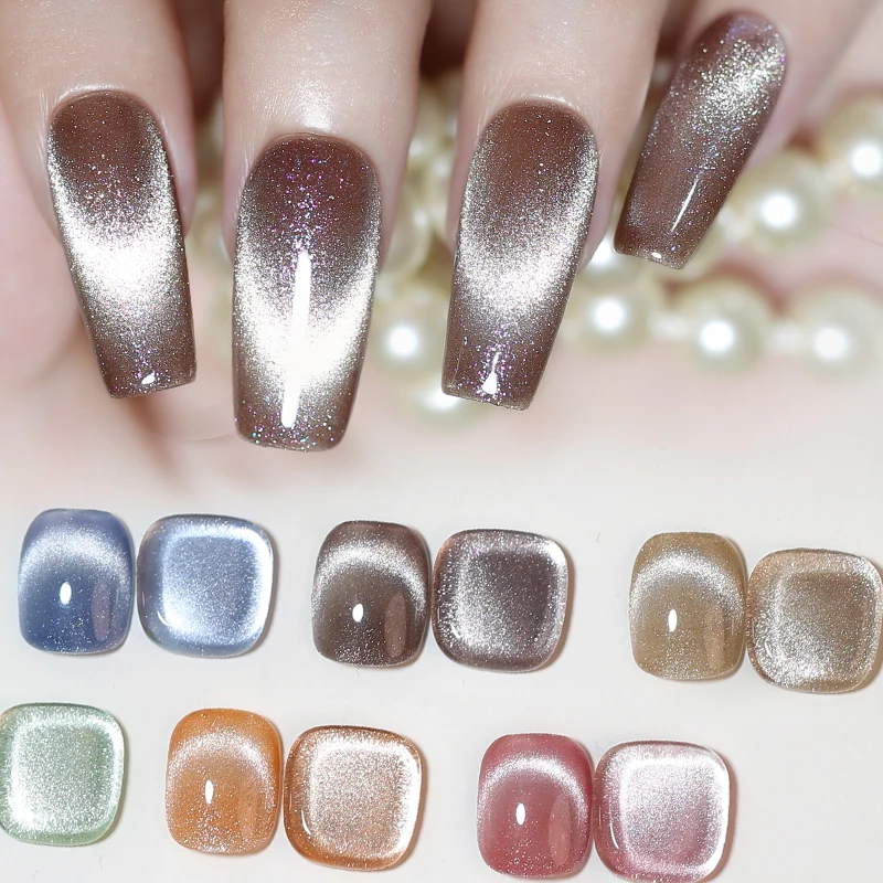 

NAILCO Cat Eye 10 мл Shadowstar Bamboo Цветной кошачий магнитный гель-лак для ногтей Auroras Glitter Shine Soak Off УФ-лак для дизайна ногтей