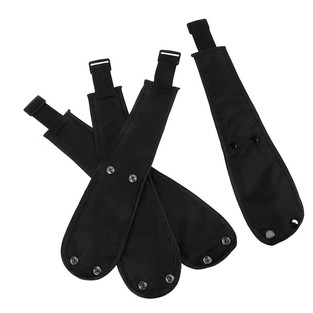 4pcs 아기 유모차 액세서리 가랑이 스트랩 안전 벨트 유아 여행 장비에 대한 범용 맞춤 조절 가능한 부드러운 쿠션 보호