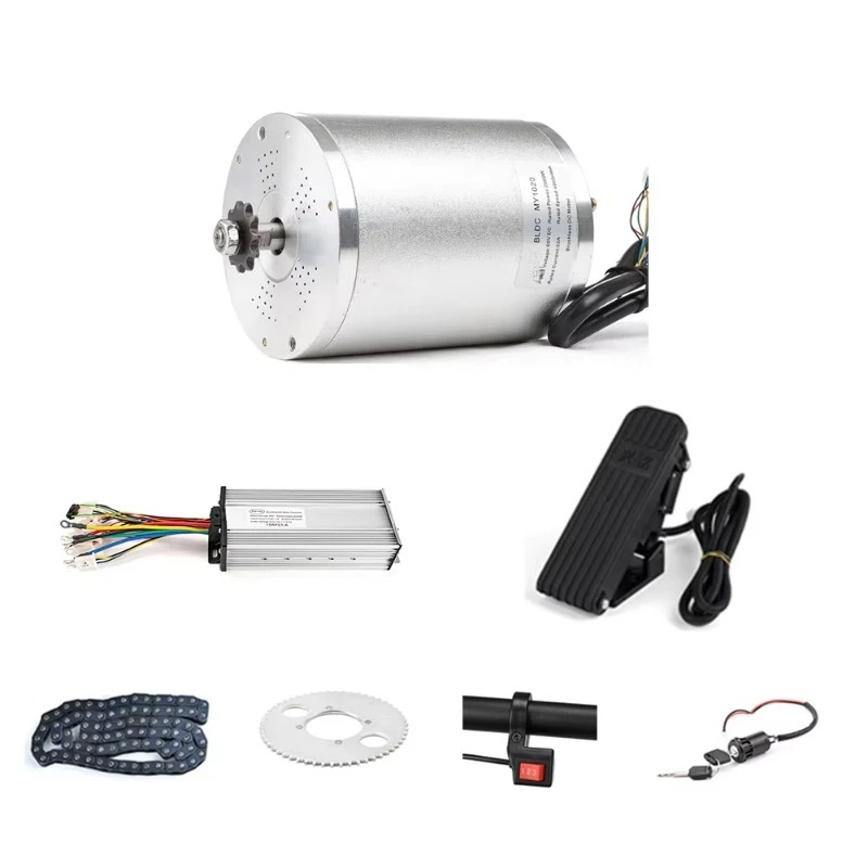 1000W-3000W Brushless Motor Controller Kit 36V-60V Electric Bike Parts, Kart, Scooter, Aluminum