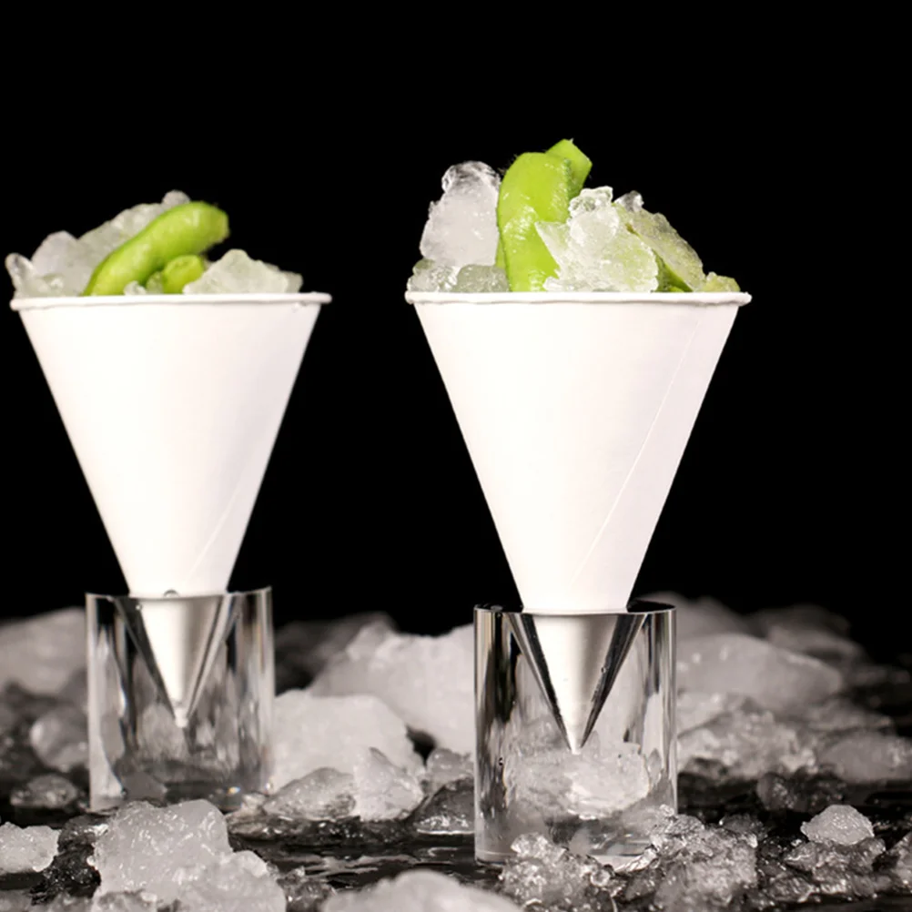 

Ice Cream Cone St Acrylic One Hole Bracket 30x40mm Dessert Display Rack Simple Practical Design For Home Restaurant