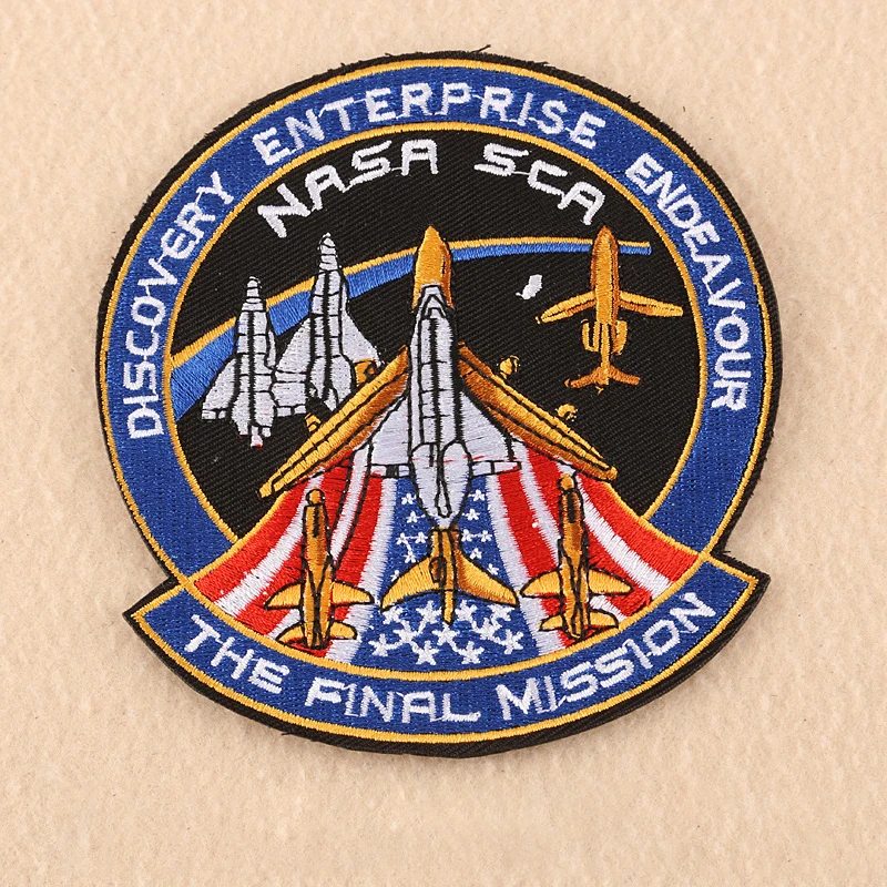 Space Rocket UFO Spacecraft Astronaut Embroidery Patches on clothing Accessories Emblem Aviation Cosmonaut Badge Patch Sticker