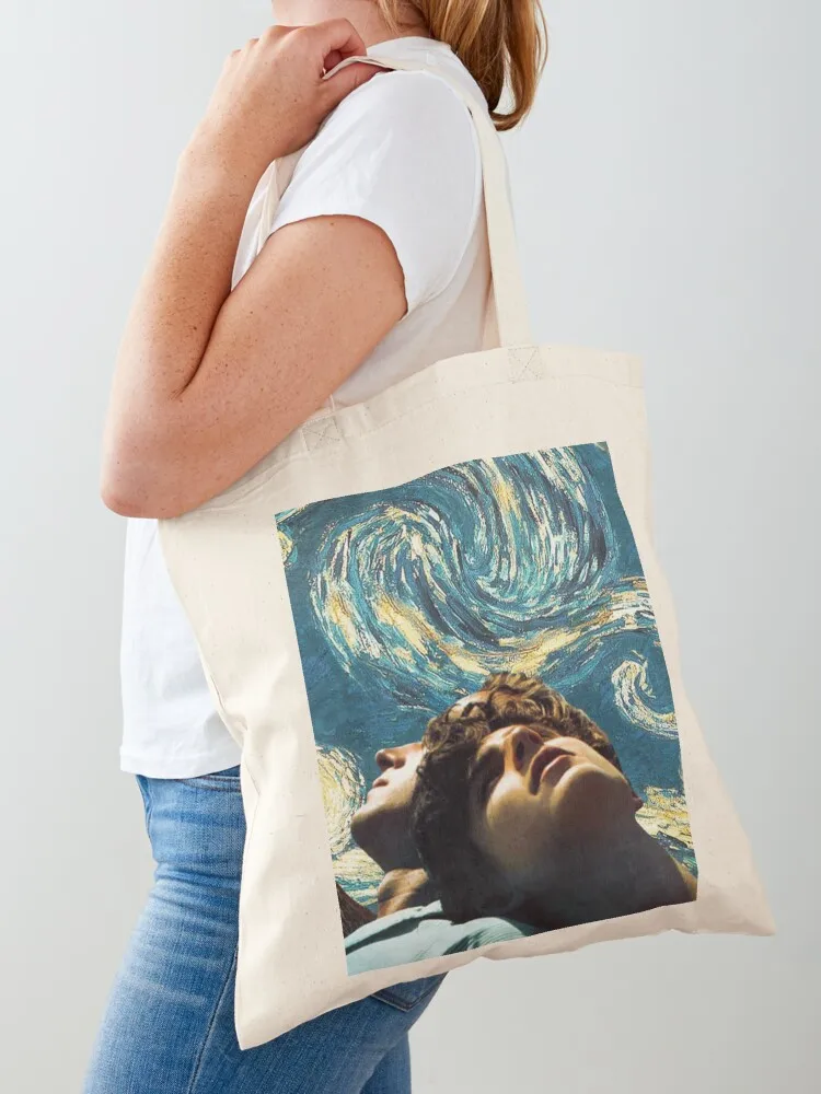 Copy of Call Me By Your Name? x Starry Night Tote Bag Women bags Handbags women Canvas Tote Bag