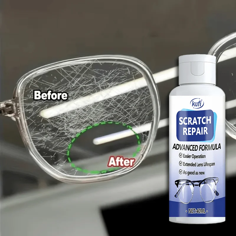 Multi-function Eyeglass Repair Kit, Safely Buff Scratches for Goggles Helmet Car Mirror Glass