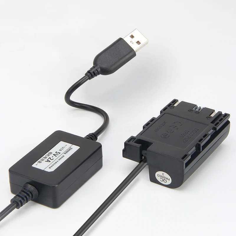 5V Voeding Usb LP-E6 Batterij ACK-E6 DR-E6 Adapter Voor Canon Eos 5d Mark Ii Iii 5d2 5d3 6d 60d 70d