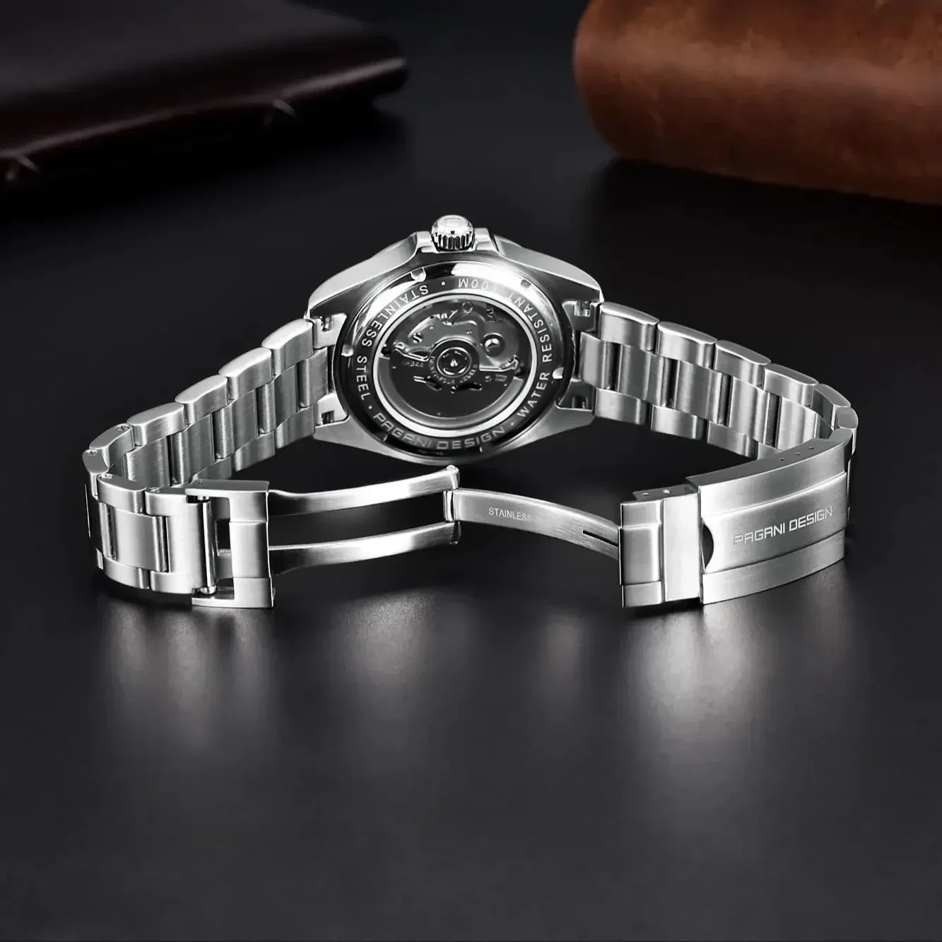 2026 PAGANI DESIGN PD1762 DG583 GMT Watch Men Sports Automatic Mechanical Diving Swim Stainless Steel Reloj Hombre Waterproof