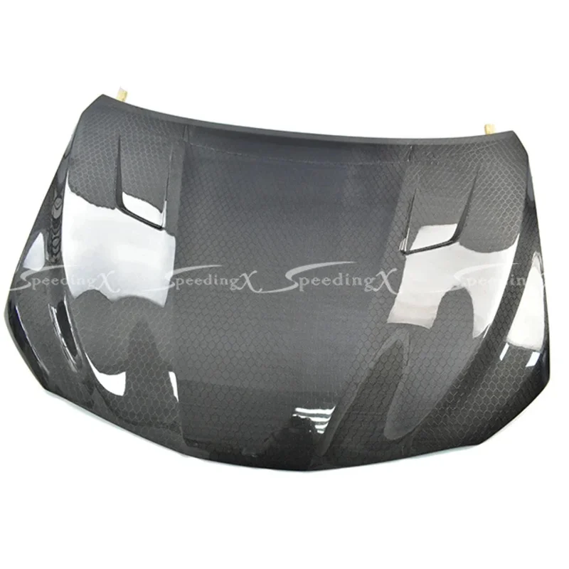 

CUSTOMIZED SPX-A STYLE HONEYCOMB CARBON FIBER ENGINE HOOD BONNET for 2018-2021 CAMRY