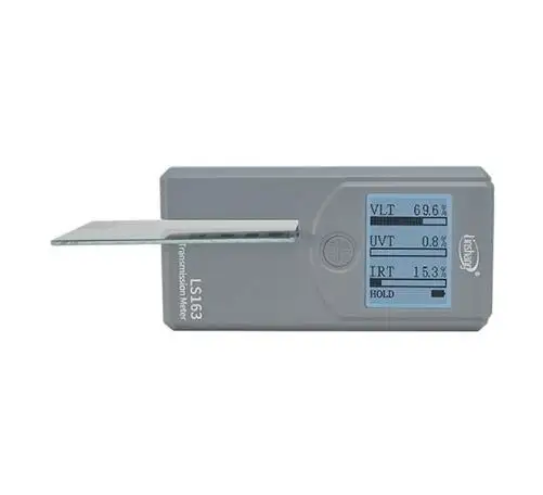 

Solar Film Window Transmission Meter Tester Gauge with Resolution 0.1% Tint UV IR Rejection Rate VLT Tester LS163