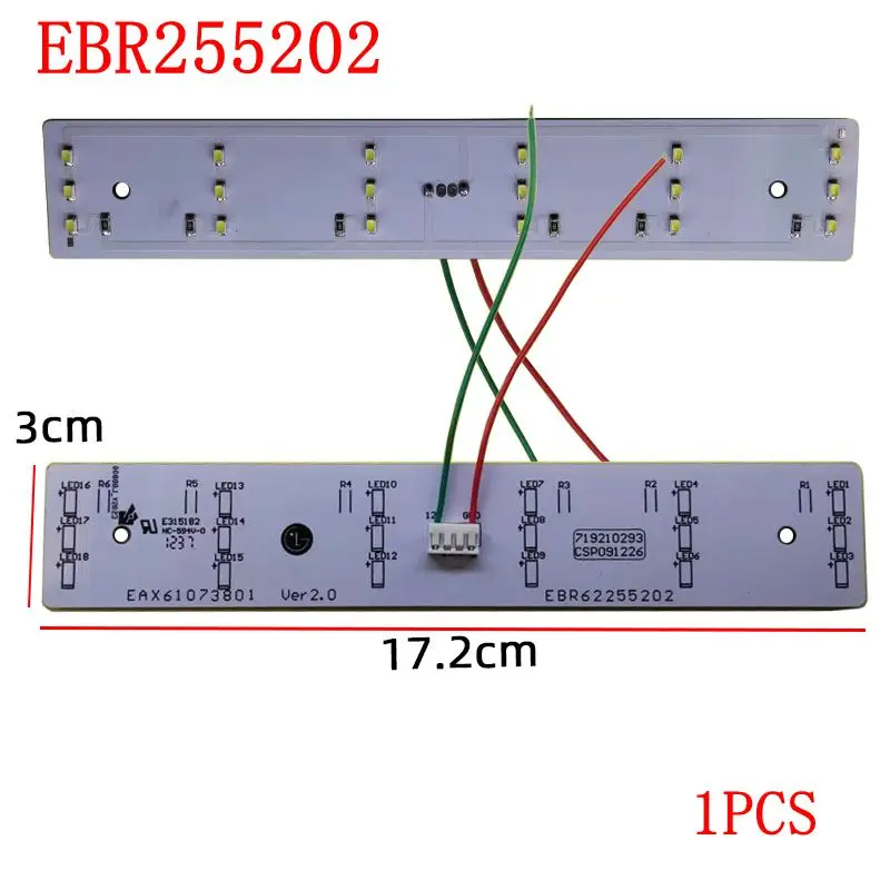 EBR255202 DC12V For LG Refrigerator LED LAMP Light Strip Display light circuit board parts