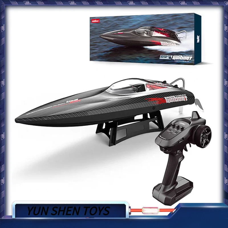 

Udi022 Water-Cooled Brushless High-Speed Remote Control Speedboat Carbon Fiber Pattern Large Remote Control Boat Adult Toy Gift