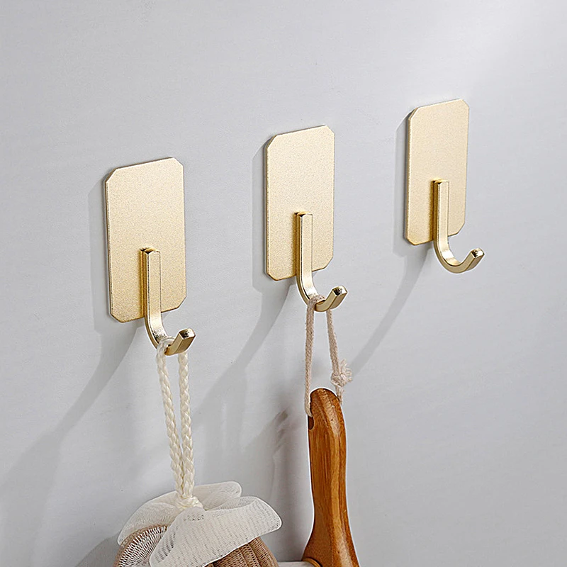 Gold Towel Hook Clothes Rack Wall Coat Rack Key Holder Rack Towel Hooks Hanging Hooks Bathroom Accessories