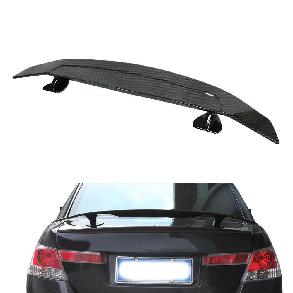 

Car Tail Fit For E46 E90 E36 Corolla Civic Car Spoiler Collision Bumper Carbon Fiber Sedan Car Rear GT Wing Cars Accessories