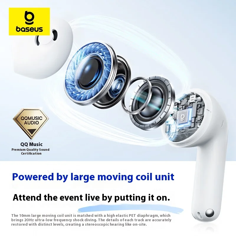 Cuffiette Bluetooth 5.4 In-Ear con audio Stereo HiFi e bassi profondi, 4 Microfoni ENC con Cancellazione del Rumore, 56 Ore di Riproduzione e Impermeabili IPX7, compatibili con Android, IOS e Windows Cuffiette Bluetooth 5.4 In-Ear con audio Stereo HiFi e bassi profondi, 4 Microfoni ENC con Cancellazione del Rumore, 56 Ore di Riproduzione e Impermeabili IPX7, compatibili con Android, IOS e Windows
