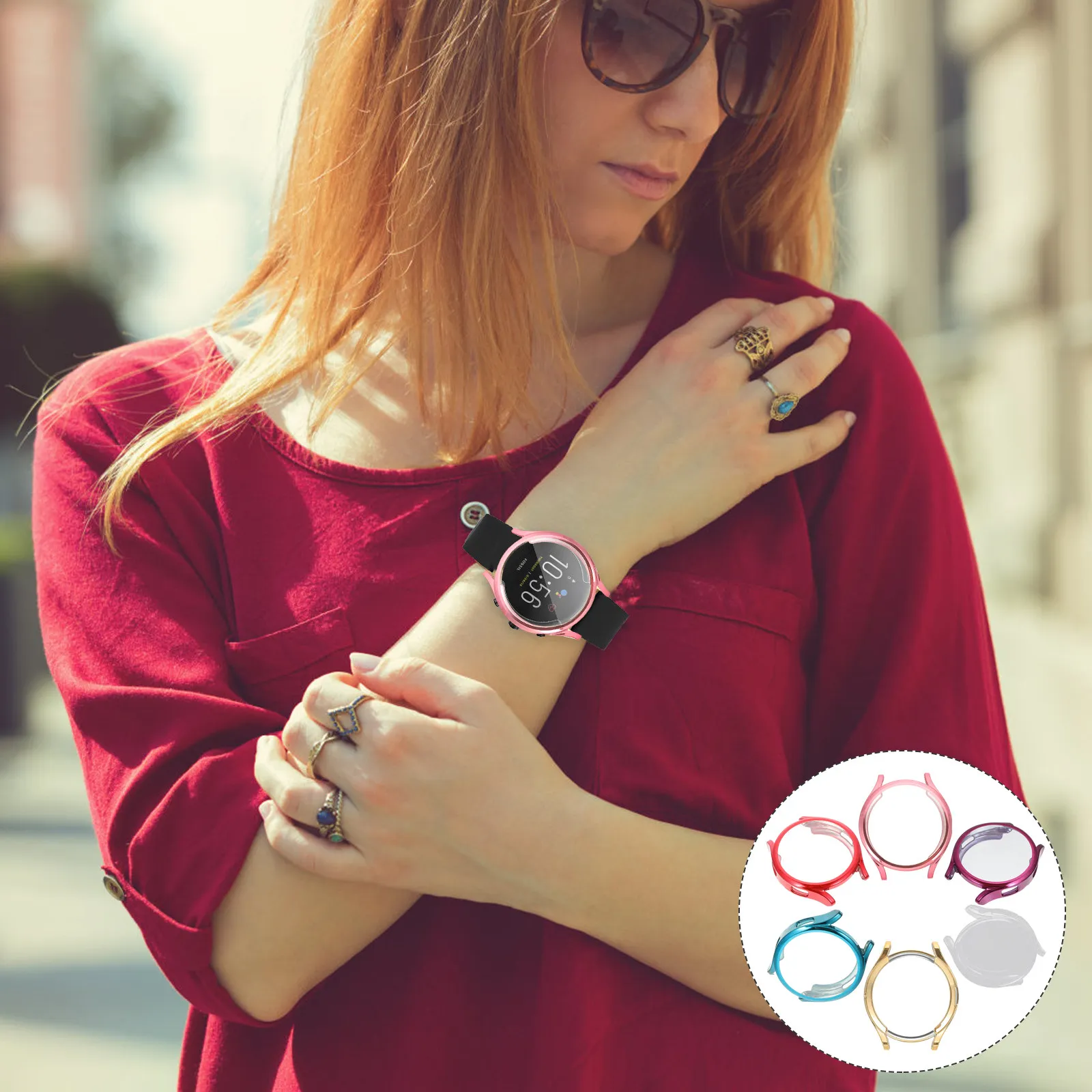 

Защитный чехол для часов из ТПУ, 6 шт., полный защитный чехол для часов, ударопрочный, устойчивый к царапинам, легкий корпус для Watch4