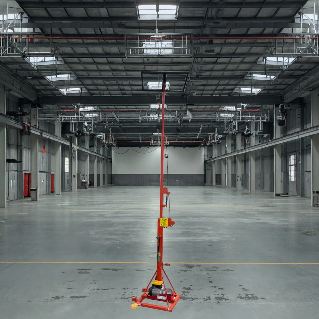 

Small Cost-Effective 200-300kg Load Lift 4.9m Design Vertical Lift for Shutter/Door/AC Customizable