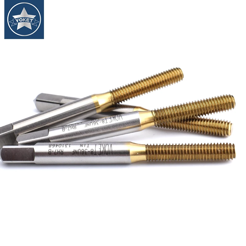 

VOKET HSSE-M42 Roll Forming Tap UNF 0-90 0-80 1-72 2-64 10-32 5-44 1/4 5/16 3/8 7/16 1/2 3/4 Machine Screw Thread Taps