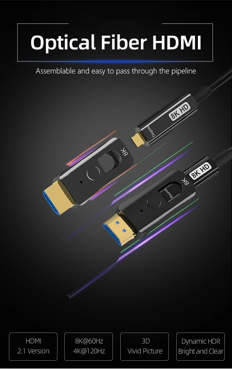 Cavo HDMI MicroConnect 8K, 7,5 M, Supporta 2.1 8K A 60 Hz, 4K A 120 Hz, Connettori Placcati In Oro Rame Mc Hdm191975v21 90354966 Cavo HDMI MicroConnect 8K, 7,5 M, Supporta 2.1 8K A 60 Hz, 4K A 120 Hz, Connettori Placcati In Oro Rame Mc Hdm191975v21 90354966