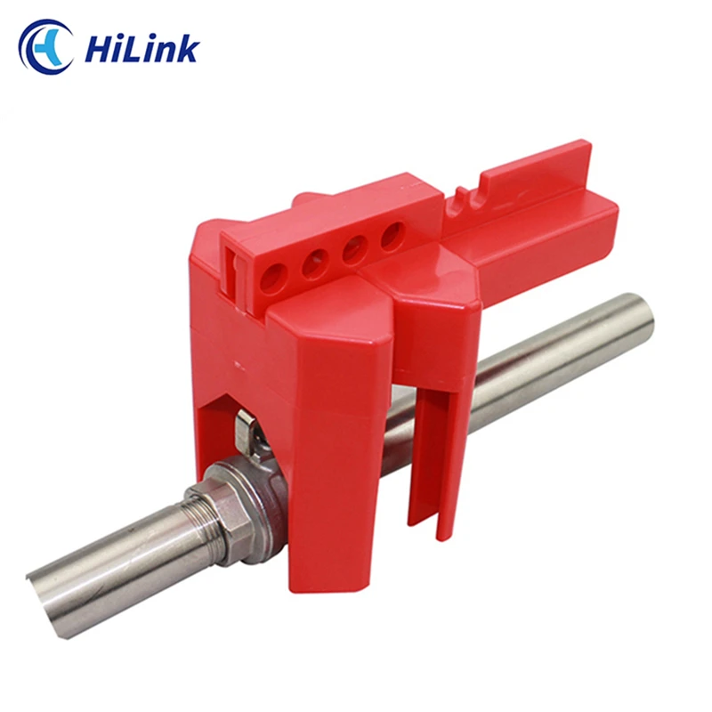 Safety Industrial High Strength Ball Valve Lockout,Two Halves Adjustable Minitype For Pipes 1/2 Inch To 2.5 Inch In Diameter