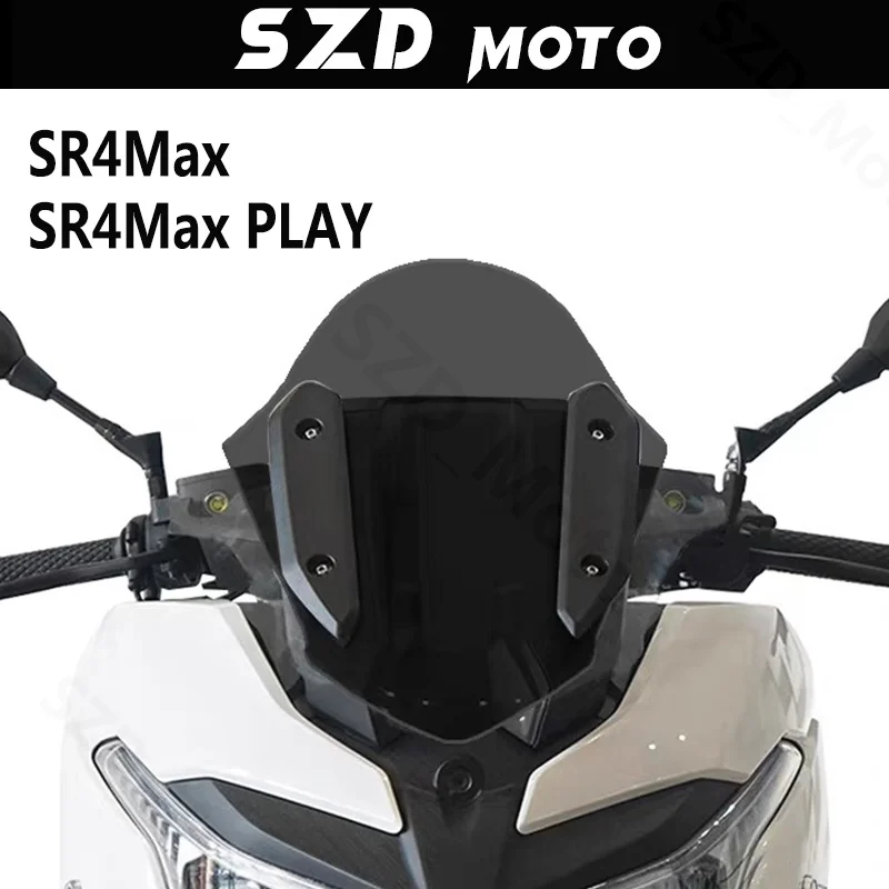 

Windscreens For LONCIN VOGE SR4Max SR4 Max SR4Max PLAY SR4 Max PLAY Motorcycle Sport Windshield Wind Deflectors Viser Black