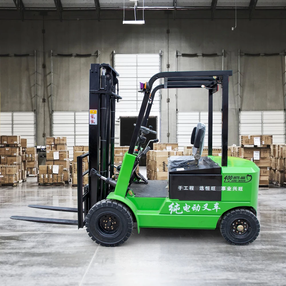 High Quality Electric Forklift Truck With Attachment Energy Saving 1.5t Forklifts Truck For Warehouse Logistics Easy Operation
