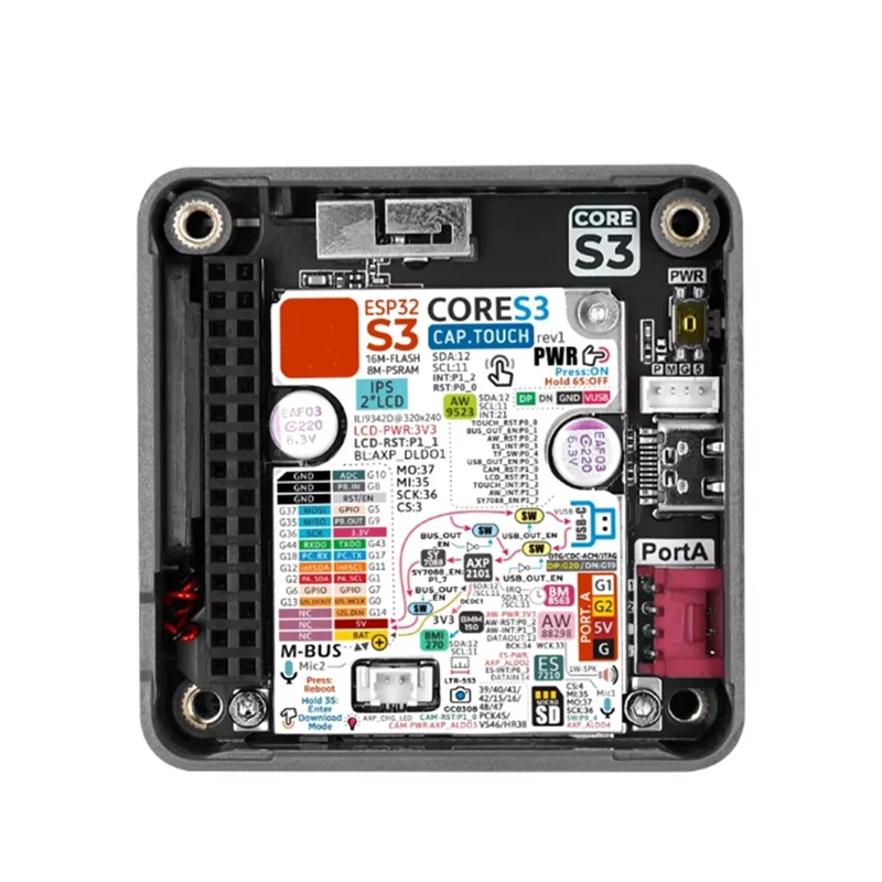 B03B-ESP32 S3 Cores3 Lite Kit dispositivo di sviluppo lotto Controller Iot programmabile per interazione audio Prestazioni potenti
