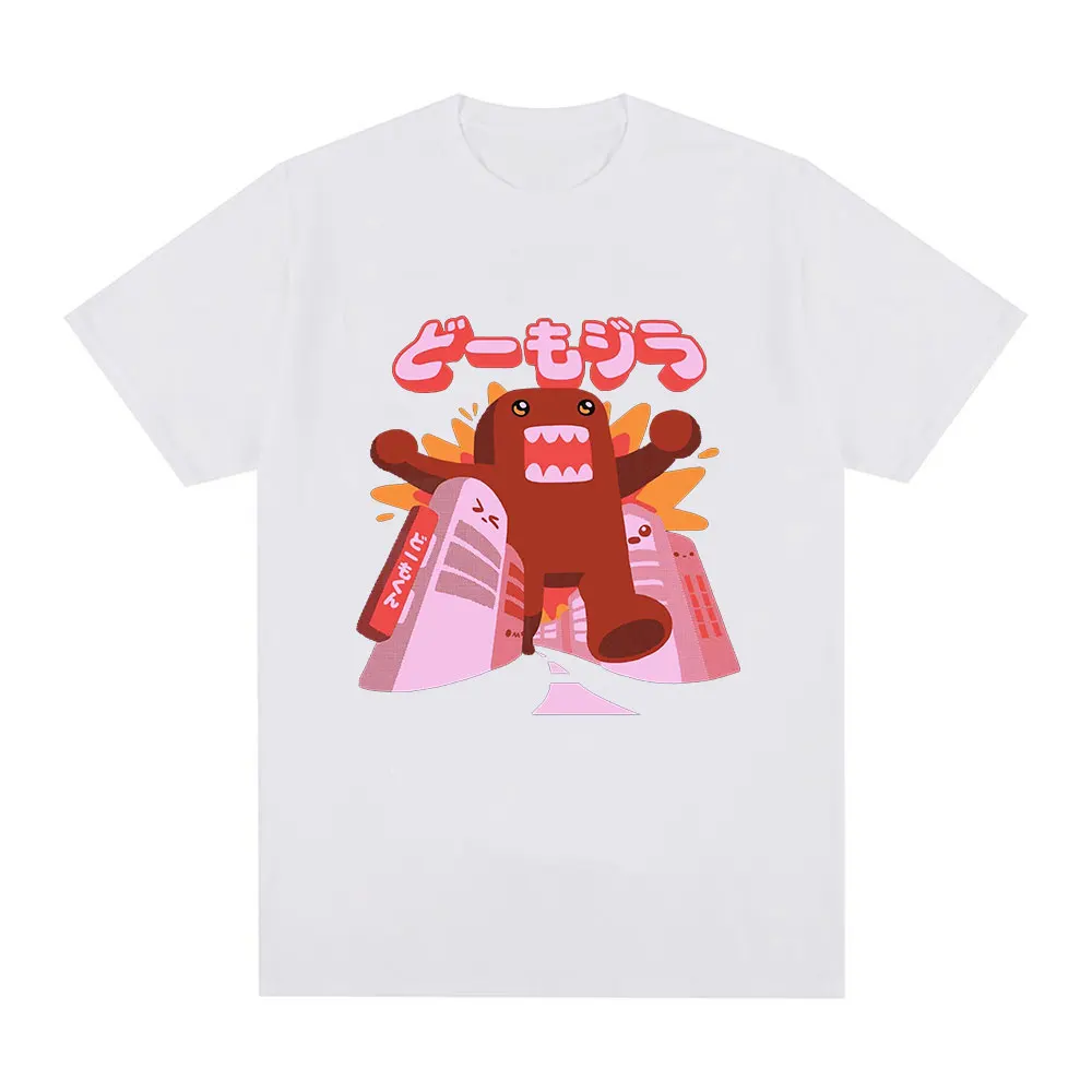 Domo Kun Monster Graphic T Shirts Men's Women Cotton Casual T-Shirts Humor Short Sleeve Oversized T-shirt Harajuku Streetwear