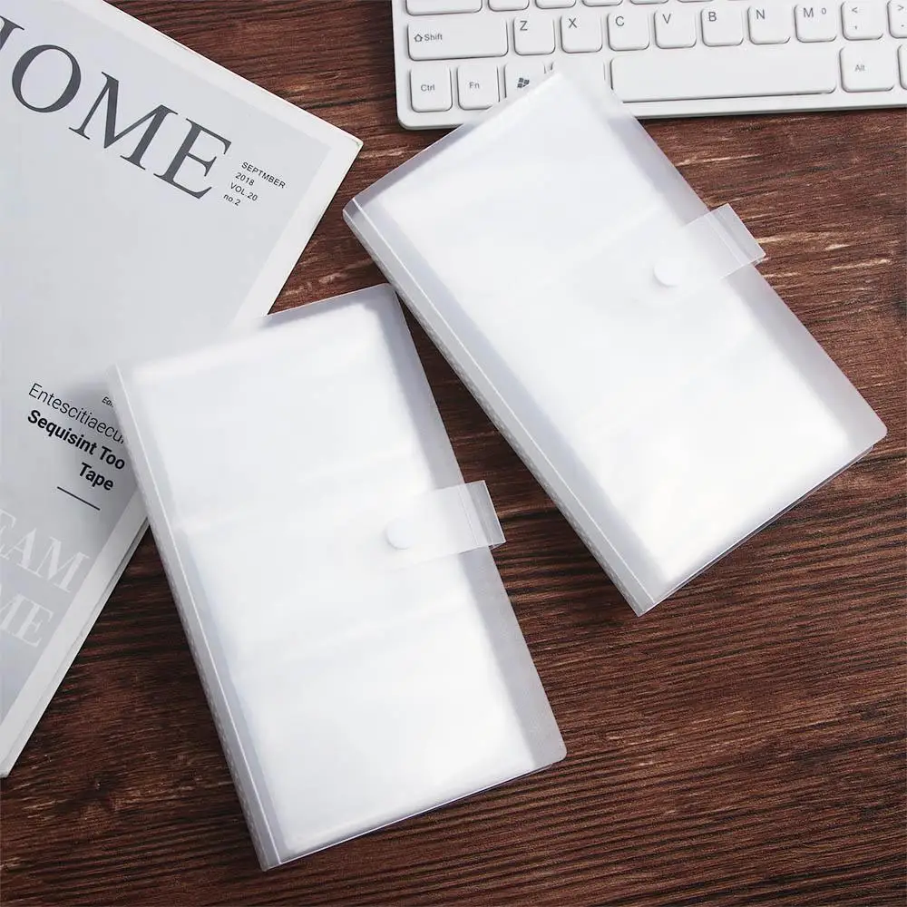 Slot Card Stock Name Card Photo Card Book Picture Frame Ticket Collection Book ID Card Holder Picture Storage Case Card Book