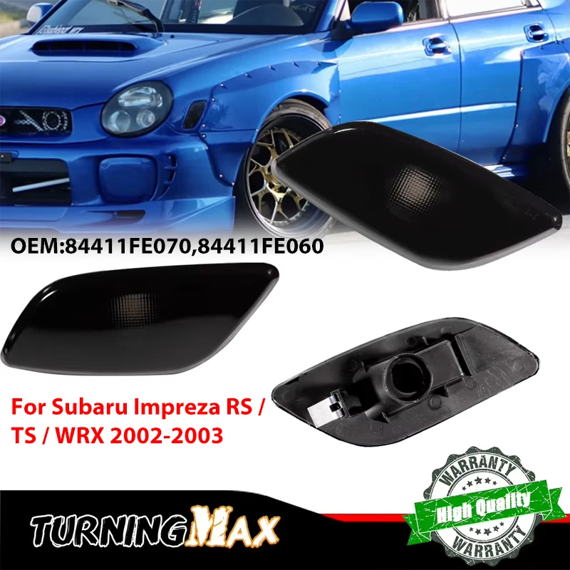 For Subaru Impreza RS TS WRX 2002 2003 Front Fender Side Marker Light Parking Light Front Bumper Side Marker Turn Cover Housings