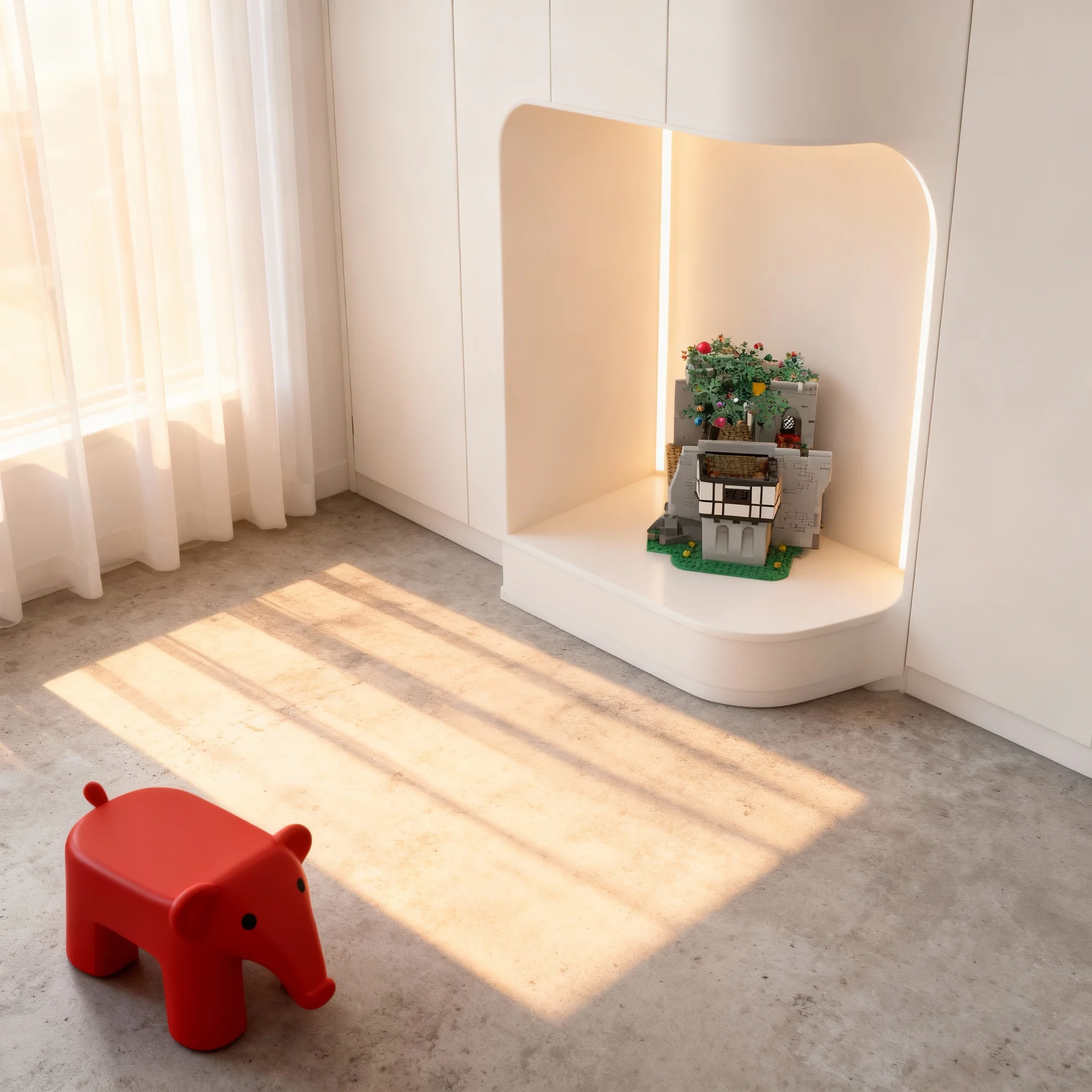 

1062pcs MOC Lion Knight Castle Expansion The Court Model Building Blocks Architecture Christmas Gifts Idea Toy Education