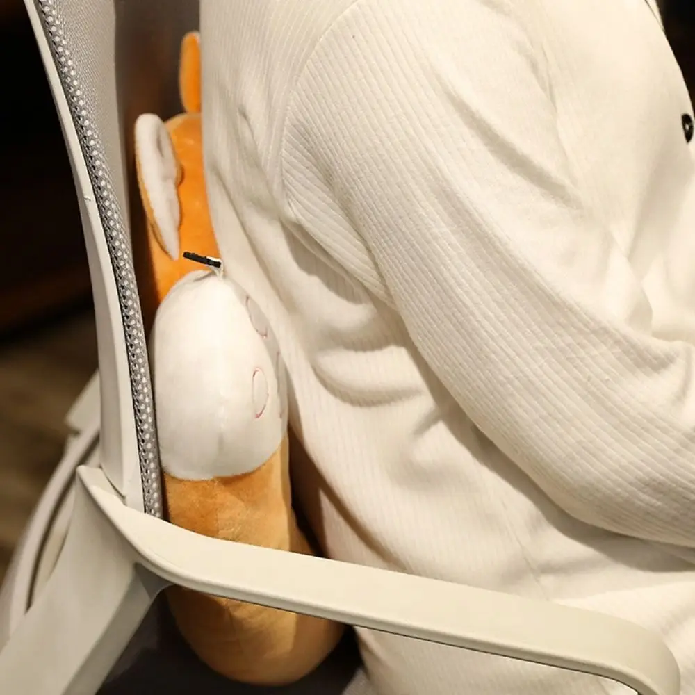 Oreiller chauffe-mains Double couche créatif, Super doux, garde au chaud, chat, oreiller de sieste au bureau, oreiller de cou en peluche Shiba Inu pour hommes et femmes