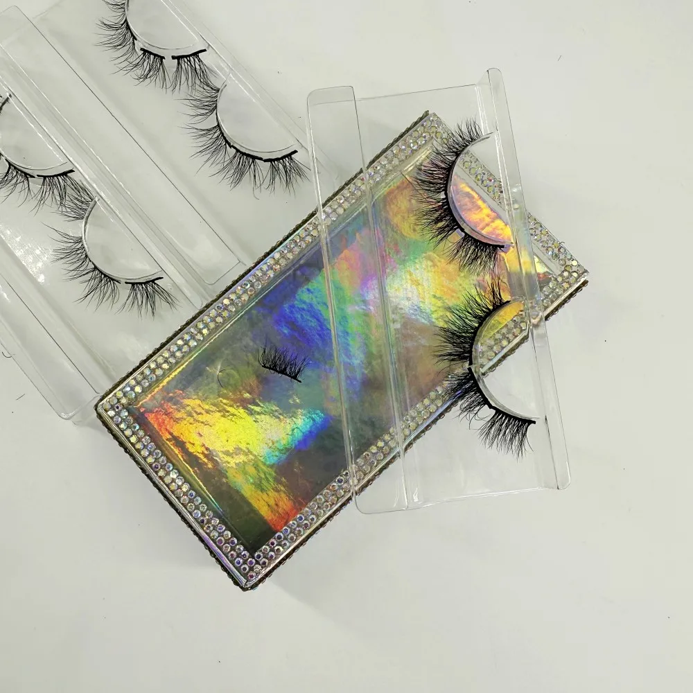 クラスターまつげ卸売ラッシュクラスタープライベートラベルバンドセグメントまつげDIYラッシュミンクまつげ