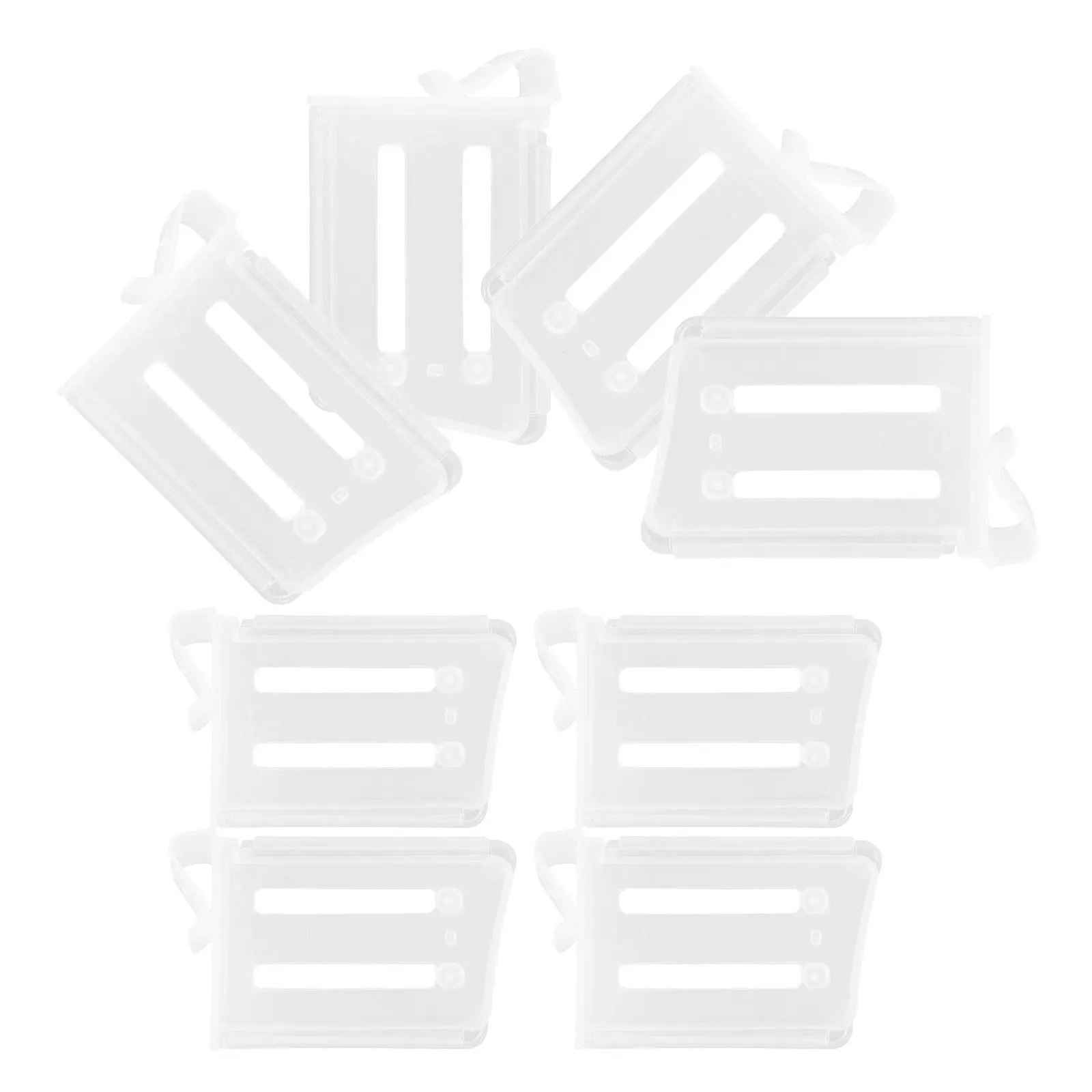 8Pcs Refrigerator Side Door Dividers Fridge Storage Organizer Clip Partition Plate Food Classification Separator Drawer