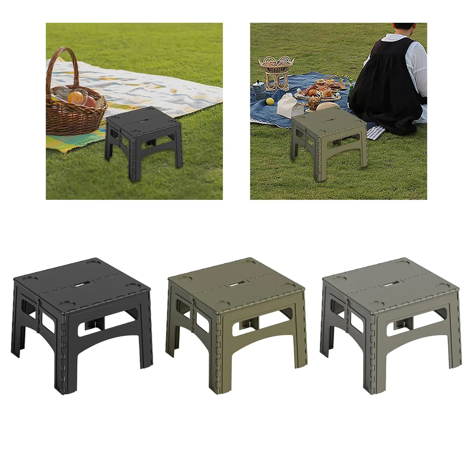 Portable Camping Table Desk Outdoor Folding Table Foldable Picnic Table for Garden Patio BBQ Backpacking